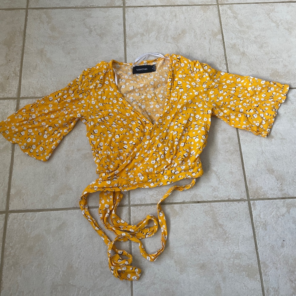 Mink Pink crop top